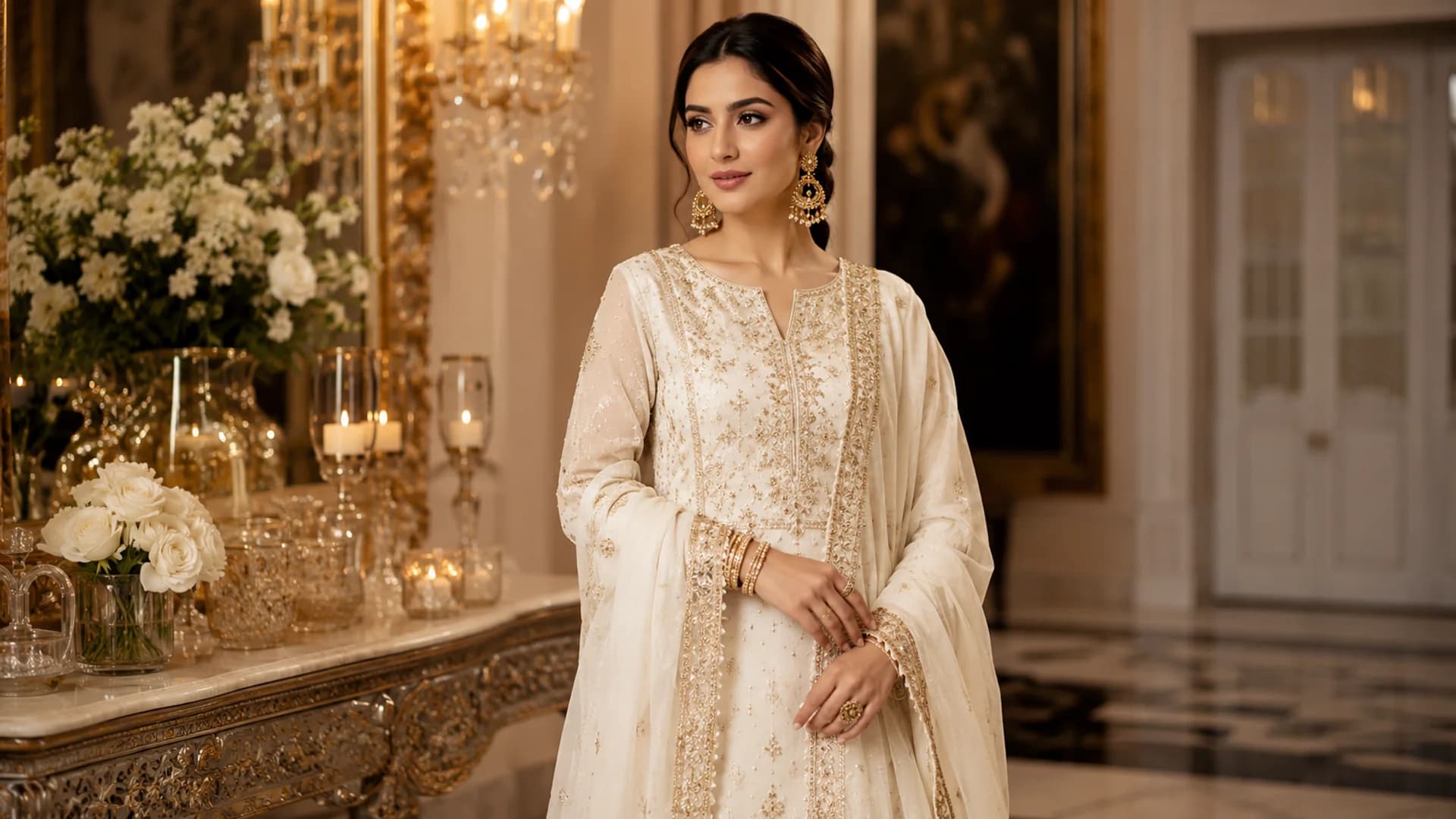 How to Style White Suits for Pakistani Occasions