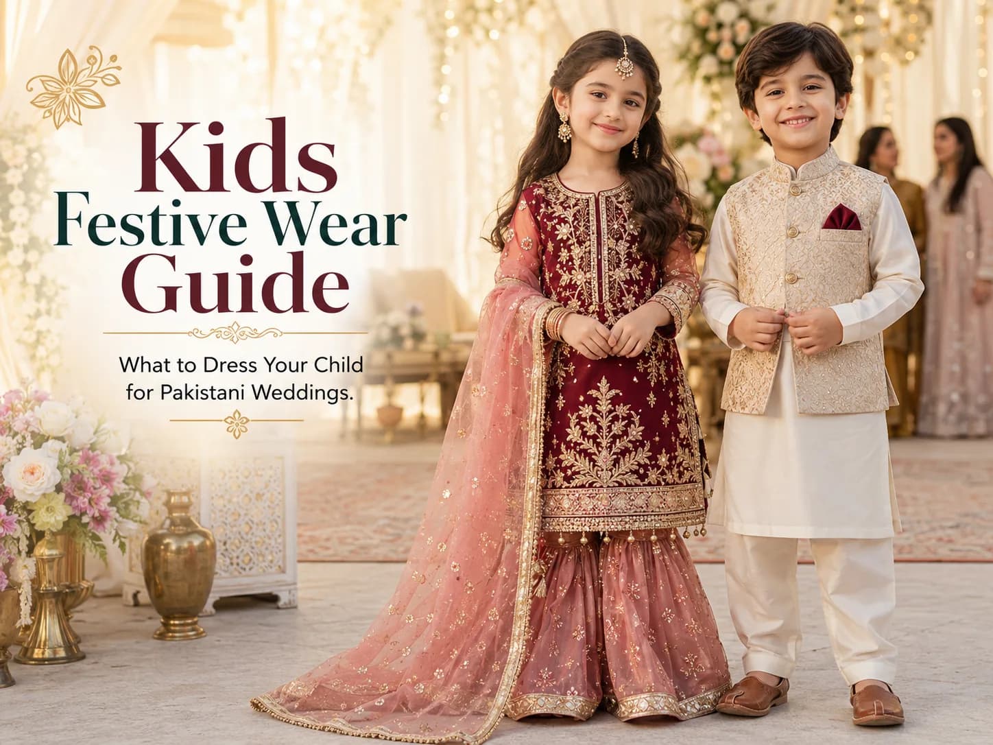Kids Festive Wear Guide — What to Dress Your Child for Pakistani Weddings