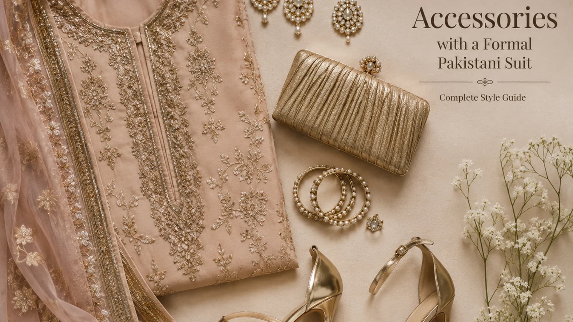 How to Match Accessories with a Formal Pakistani Suit