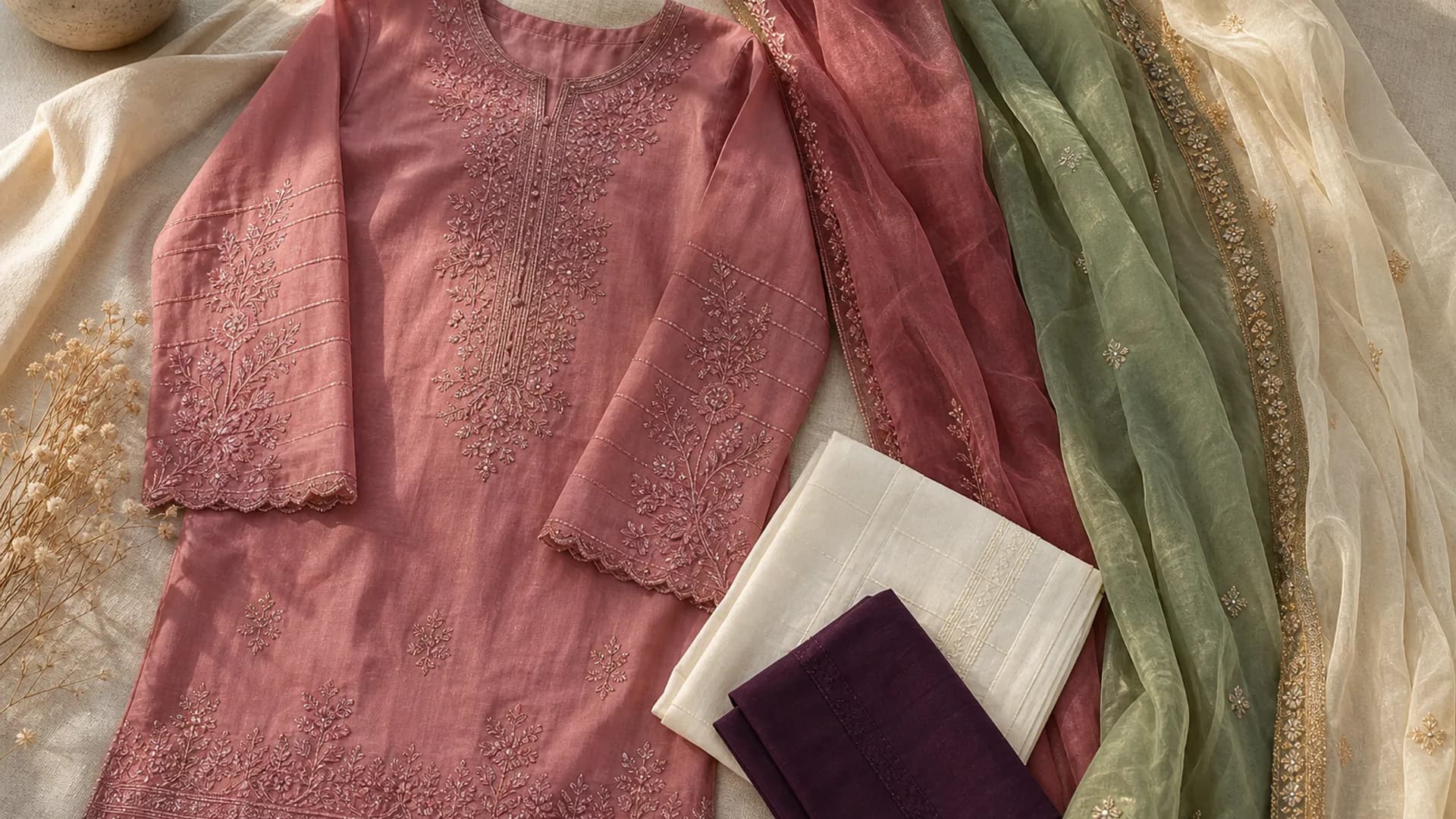 Matching a Dupatta or Trouser to a Shirt
