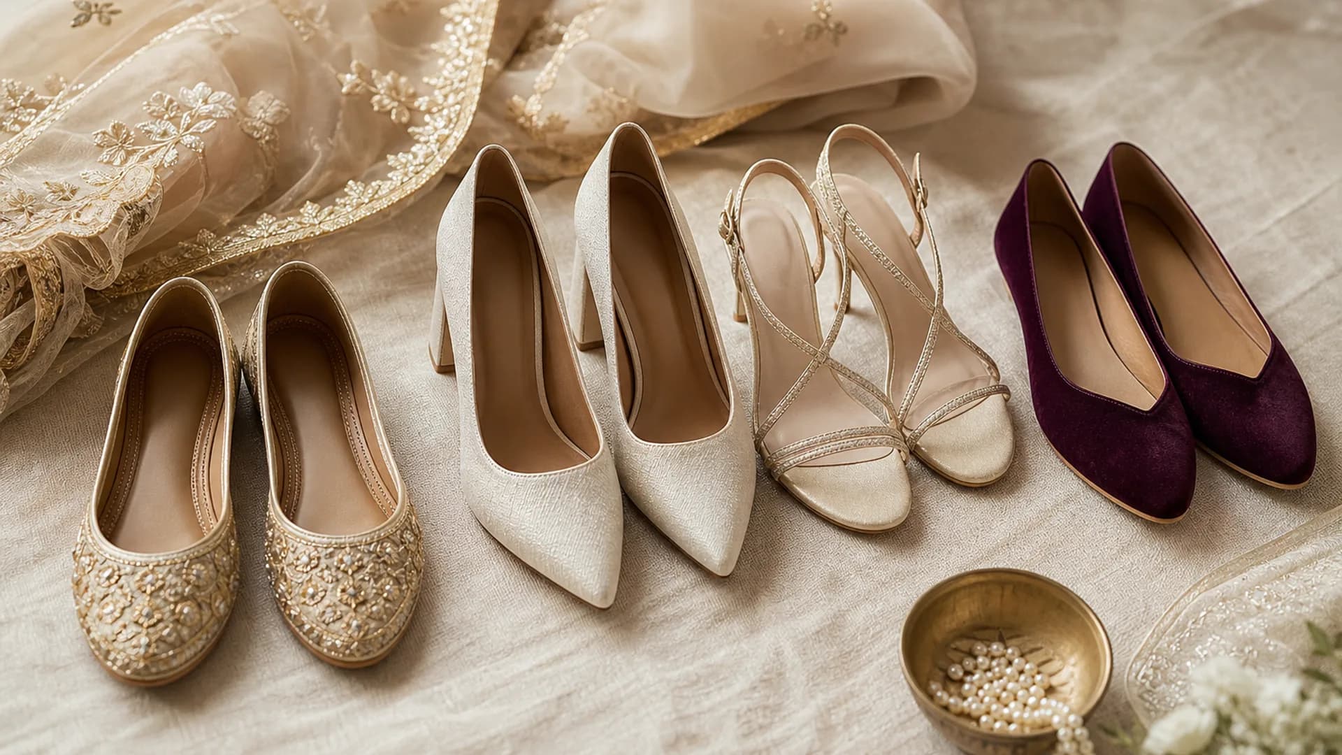 Shoes With a Formal Suit: Khussa, Heel or Flat