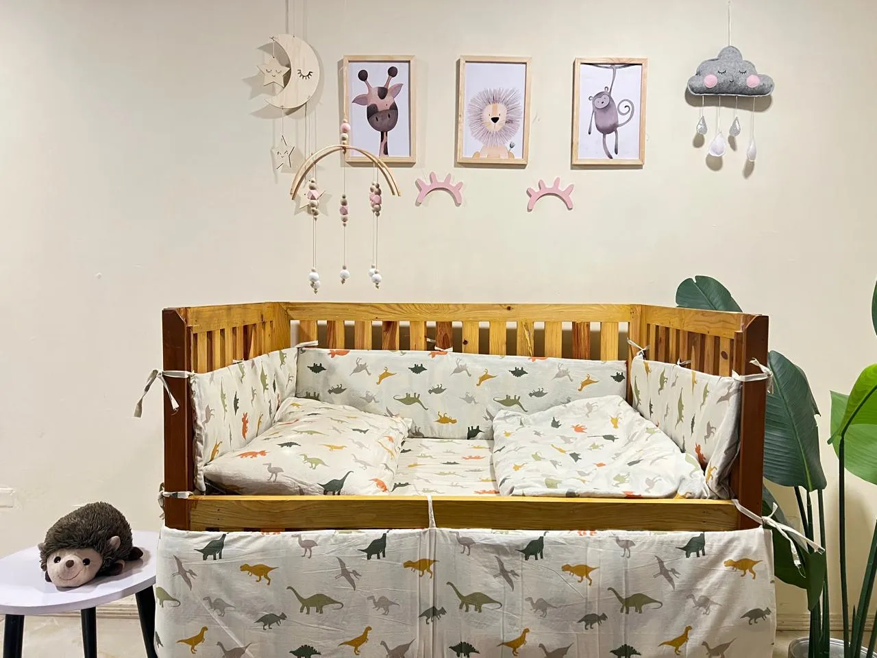 Prehistoric Safari – 6-Piece Padded Dinosaur Bedding & Bumper Set