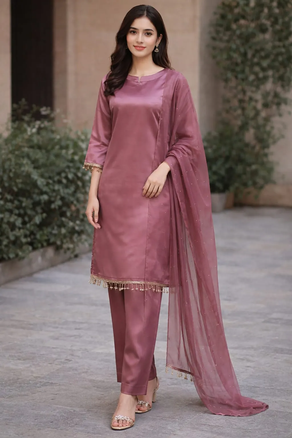 Rosewood Elegance 3-Piece Formal Suit